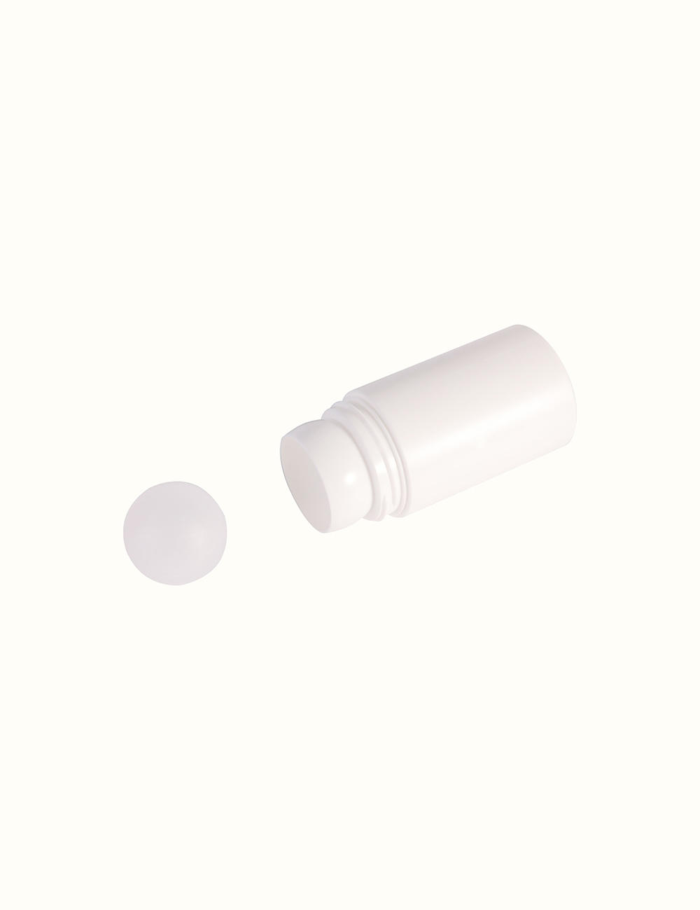PP conical roll on bottles