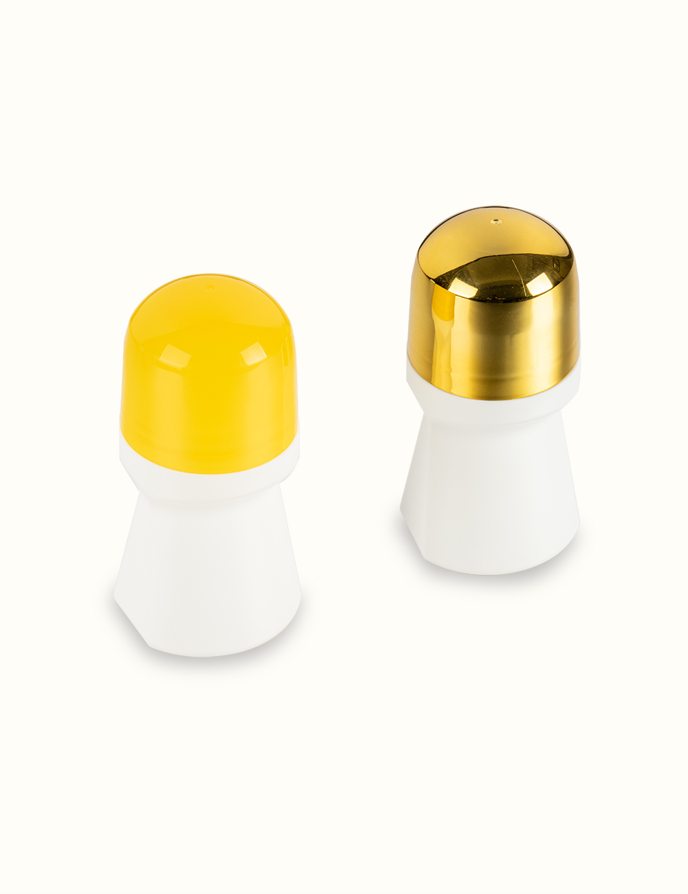 How does the closure system of special shape roll-on bottles prevent leakage and maintain product integrity?